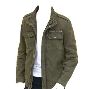 Levi's Military Field Jacket Olive Green XXL - New Without Tag